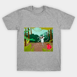 lemur playing in a jungle T-Shirt